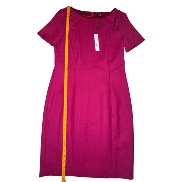 NWT Elie Tahari Red Jonas Wool Dress Size US 10 - Picture 11 of 14